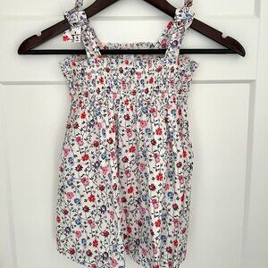 NWOT Baby GAP 2T Floral Dress - Red, Blue, Pink and White